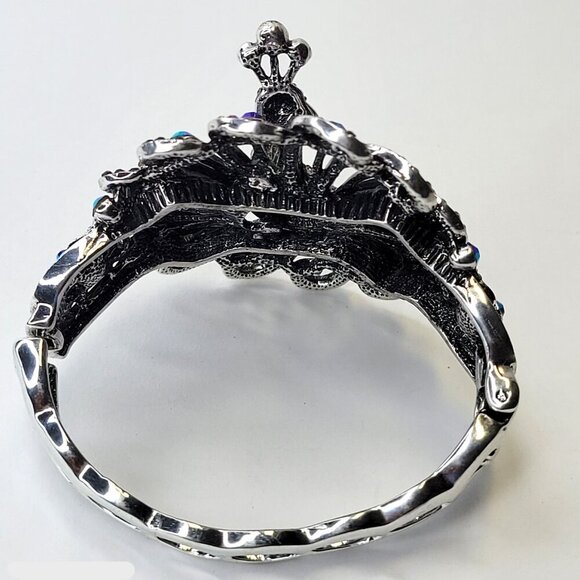 Blue Peacock Cuff Bracelet - Picture 6 of 9